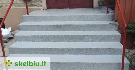Betoninių laiptų konstrukcijų grafikas ir schemos