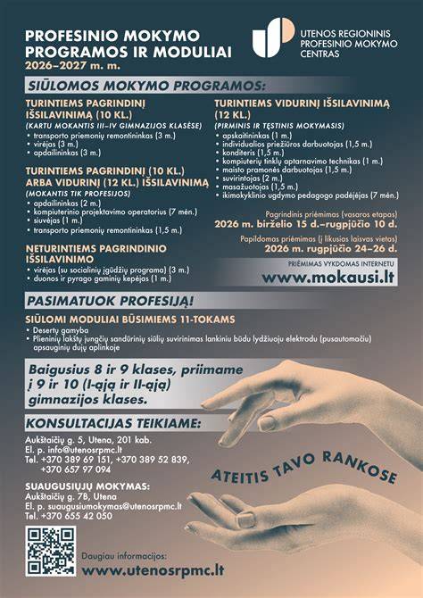 Infografika: vadovavimo programos moduliai ir dalyvių įvairovė