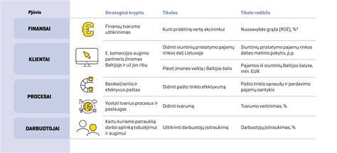 Infografika: programos tikslai ir matavimai