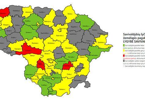 Žemėlapis: Lietuvoje STR 2.05.01 taikymo sritis