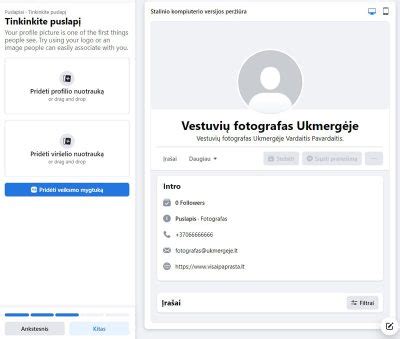 Facebook profilio ir viršelio nuotraukų matmenys