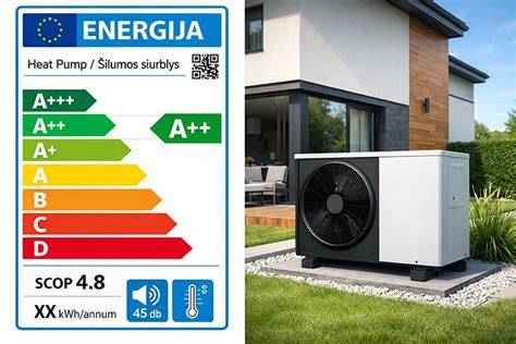 energinė klasė A++ vizualizacija