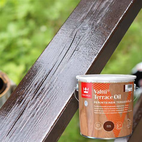 Valtti Plus Terrace Oil ir Wood Oil sp1000 spalvos paletė infografika