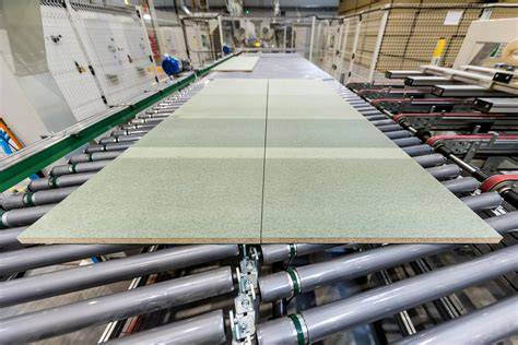 Laminam kvarco plokščių gamybos procesas