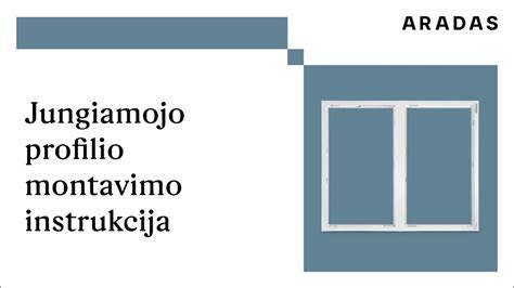 Vaizdinė diagrama: užbaigimo profilio montavimo seka