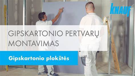 Infografika: Gipskartonio karkaso konstrukcijos schemos