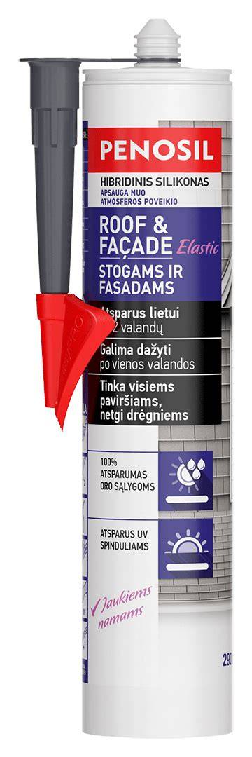 Penosil Roof & Façade Elastic vadovavimas: naudojimo sąlygos ir paviršiaus paruošimas