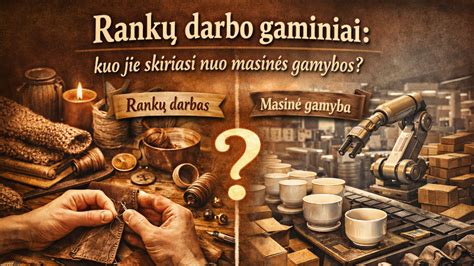 Infografika: rankų darbo tapetų gamybos procesas