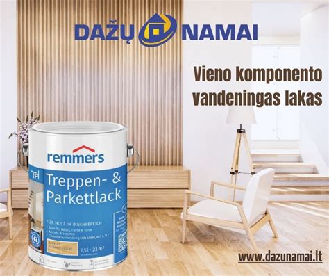 Treppen- & Parkettlack išvaizda ir atsparumas trinčiai