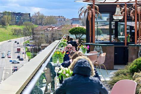 Vilniaus lauko terasos miestietiško kraštovaizdžio dalis