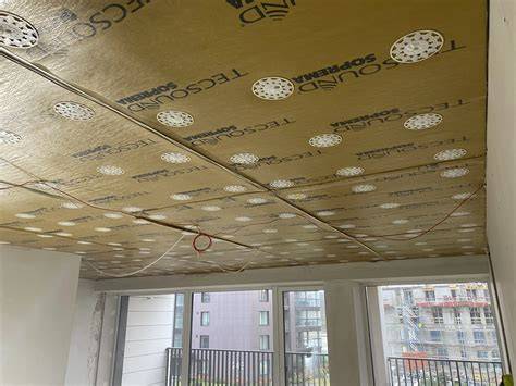 Garso izoliacinės membranų detalės: Tecsound membranos sluoksniai