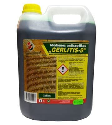 Gerlitis-5 rudos spalvos antiseptikas foto