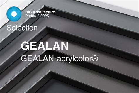 Gealan acrylcolor spalvų plokštuma - ilgaamžiškumas ir estetinė išvaizda