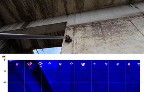 2D ir 3D GPR vizualizacijos ir AR parodymai betono skerspjūvyje