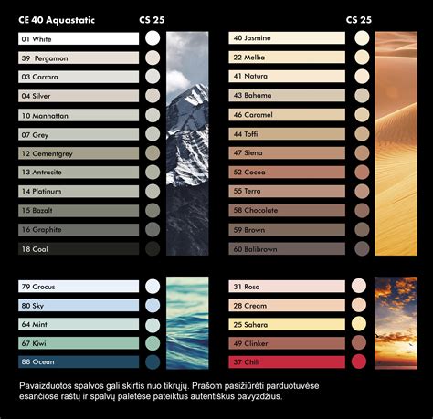 Infografika: SHERA Plank technologija, atsparumas, spalvų paletė