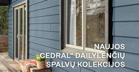 Skirtingų fasado apdailos tipų palyginimas