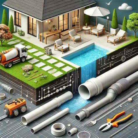 Infografika: Drenažo sistemų elementai