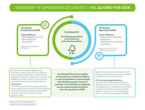 Infografika: FSC grandinės schemos struktūra (miškas - perdirbimas - gamyba - platinimas - galutinis vartotojas)