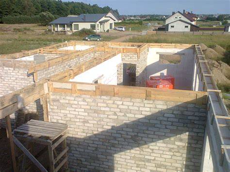 Monolitinis žiedas su murlotu ir gegnių tvirtinimu