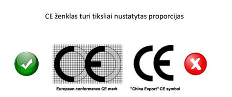 CE ženklas ir techniniai parametrai