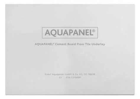 Knauf Aquapanel Floor Tile Underlay cementinė plokštė - patikimas pagrindas plytelių klijavimui, atsparus vandeniui