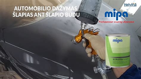 Grafikas: impregnavimo procesas „šlapias ant šlapio“