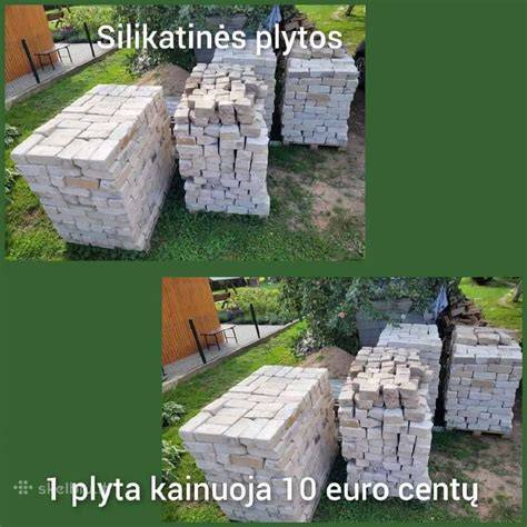 Infografika: Silikatinės plytos gamybos procesas (smėlis + kalkės + autoklavas).