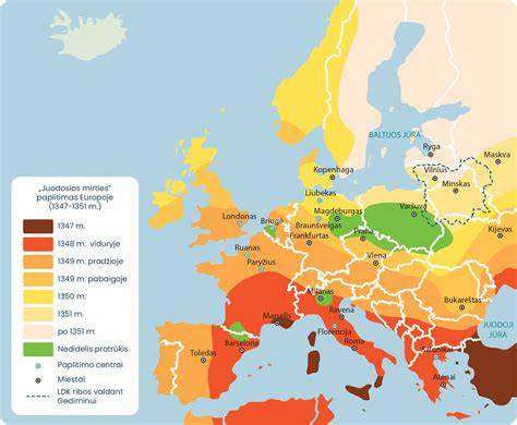 Žemėlapis: keraminių čerpių populiarumas Europoje ir Lietuvoje