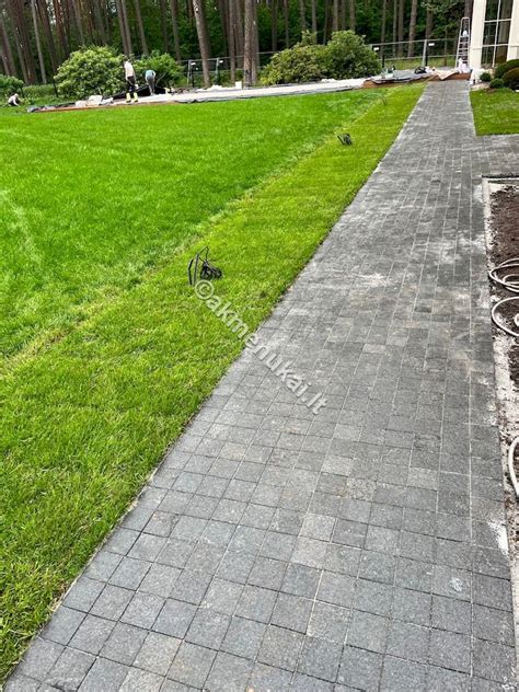 Skirtingų tipų trinkelių pavyzdžiai