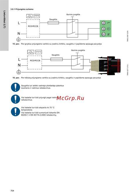 Schema: Liftrex PR38-PR150 prijungimo schema su greita jungtimi