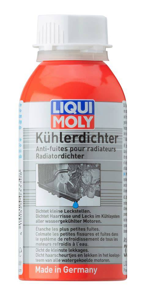 LIQUI MOLY aušinimo skysčių asortimento vizualinė schema