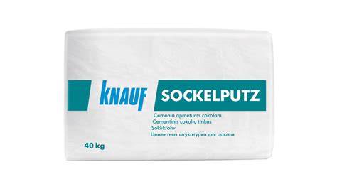 Knauf Sockelputz teikiamos sistemos schemos