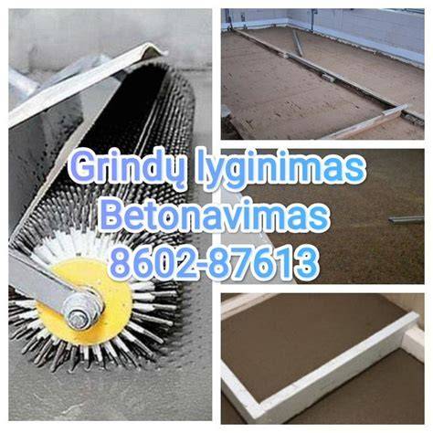 Grindų lyginimo proceso žingsniai