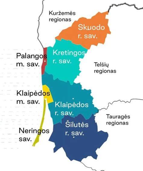 Infografika: Klaipėdos regiono kotedžų išplitimo žemėlapis - tiltai į priemiestines zonas, vietos su įvairove bei pagrindiniai susisiekimo maršrutai