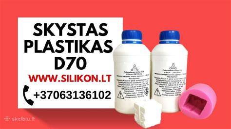 Skysto plastiko D70 komponentai