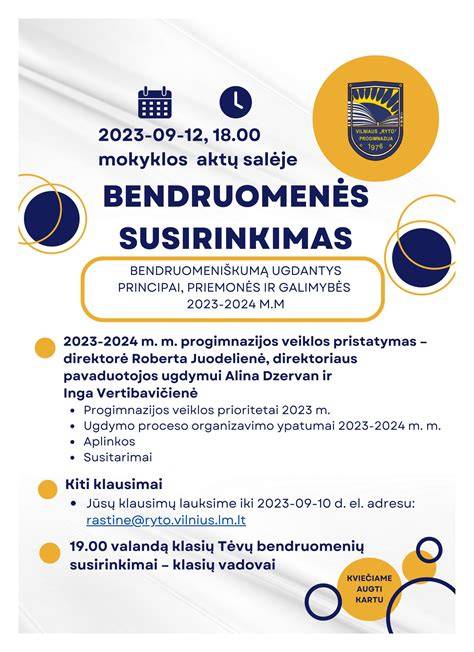 bendruomenės susirinkimas dėl karjero