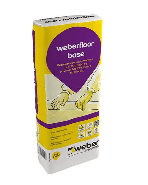 infografika: Weber Floor Base naudojimo gairės