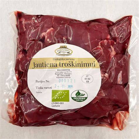 Brandinta jautiena plokščiasis išorinis kraštas - pakuotė ir paruošimo idėjos