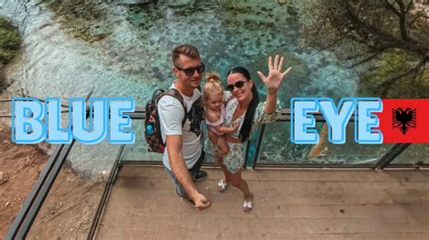Mėlynoji akis (Blue Eye) ir Gjirokastros pilies vaizdas