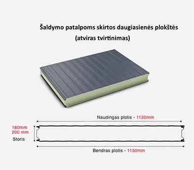 Skandinaviškos drėgniems patalpoms skirtos plokštės