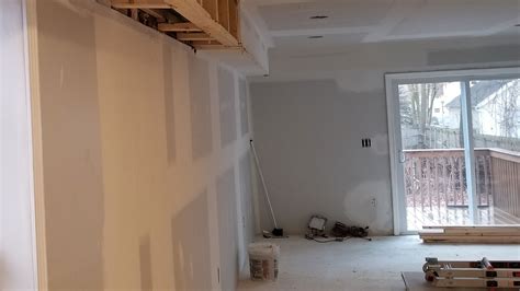 Sheetrock glaisto reali tekstūra ir pavyzdinės išlyginimo vietos