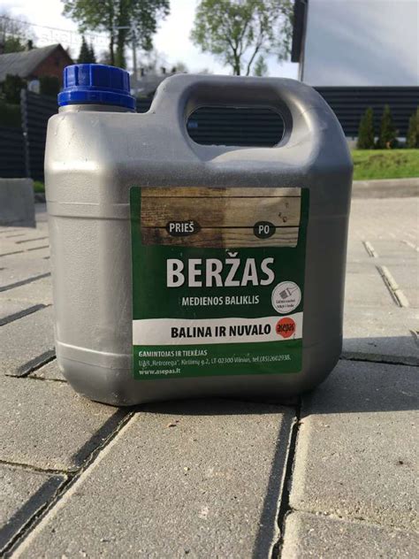 BERŽAS medienos baliklis - pagrindiniai aspektai infografikai