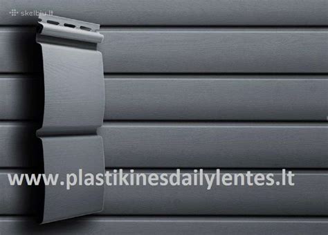 Plastikinės lauko dailylentės vizualiai pavyzdys