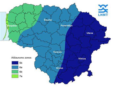Pristatymo zonos ir laikotarpiai Lietuvoje