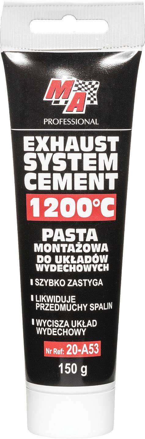 Sandarinimo pasta išmetimo sistemoms: aukštos temperatūros pasta; sandarumo ir apsaugos nuo vibracijos vizualizacija