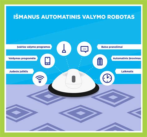 Robotų valymo valdiklių išskirtinumas ir DI pobūdis (infografika)
