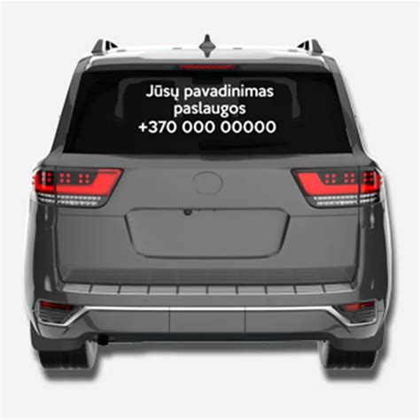 Lipnios vinilo plėvelės pavyzdžiai ant automobilio, lango ir sienos