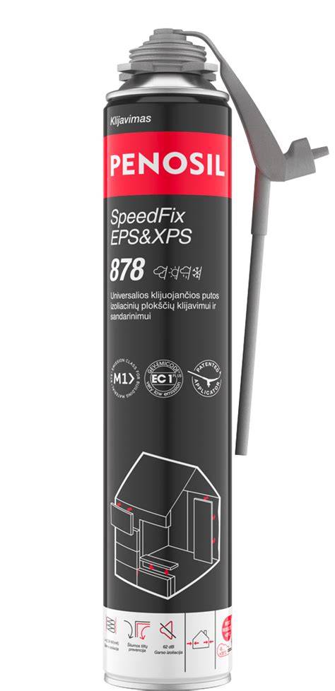 Penosil Premium SpeedFix EPS&XPS 878 išvaizda ir naudojimo instrukcijos