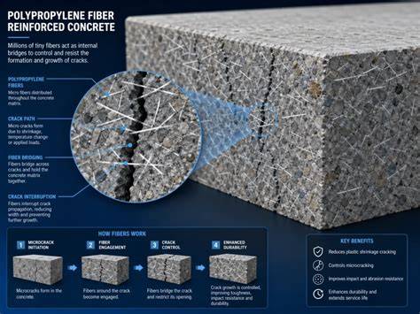 Polipropileno fiber su betoniniu mišiniu