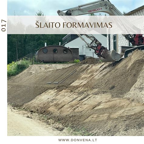 Šlaito rekonstrukcija ir kontūrų formavimas